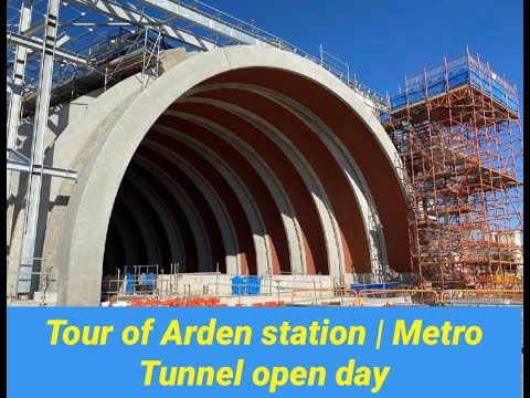 Arden Station tour | Metro Tunnel open day