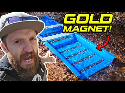 This Sluice Box Is a Gold Magnet – 200 Flakes Per Shovel!
