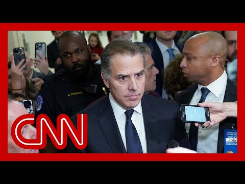 Watch Hunter Biden walk out of hearing as MTG starts speaking
