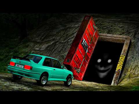 Cars Exploring HAUNTED Underground Bunkers - BeamNG.drive