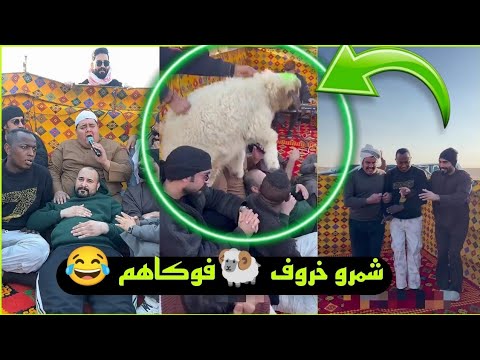 بيت رشك شمرو طلي🐏 عليهم وهمة يغنون جلسات موت ضحك وحماس كشتة بيت رشك 😂