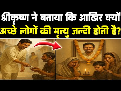 श्री कृष्ण ने बताया कि अच्छे की मृत्यु जल्दी क्यों होती है?