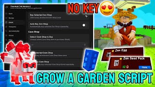 Grow A Garden Script Pastebin – Zen Event, Get Kitsune Pet, Auto Submit Zen Quests & More (No Key)