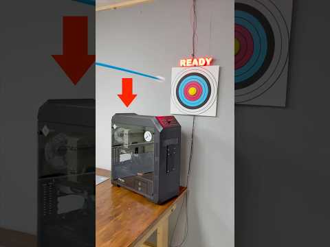 Computer Turn On by Hitting a Bullseye