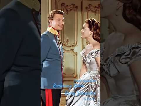 Karlheinz Böhm Romy Schneider in the 50s #moviestar #50s #nostalgia #romyschneider #sissi