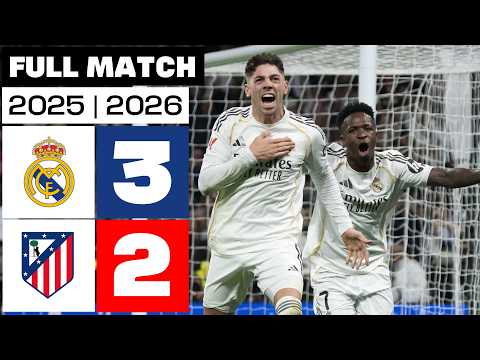Real Madrid 3 - 2 Atlético de Madrid 2025/26 PARTIDO COMPLETO
