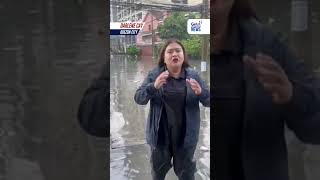Matinding baha, nagpalubog ng van at pickup truck sa Quezon City | GMA Integrated News