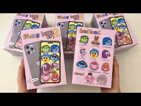 [💥paper diy💥] IPHONE x INSIDE OUT 2 BLIND BOX unboxing! | asmr