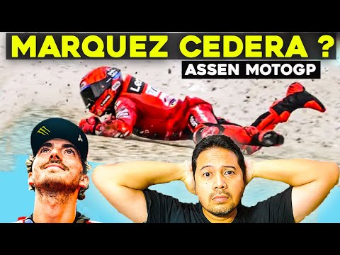 MARQUEZ KESAKIT4N  ‼️😩 ASSEN BENCAN4…PECCO SUPER KENCANG ❌ YAMAHA GILAAA 😱