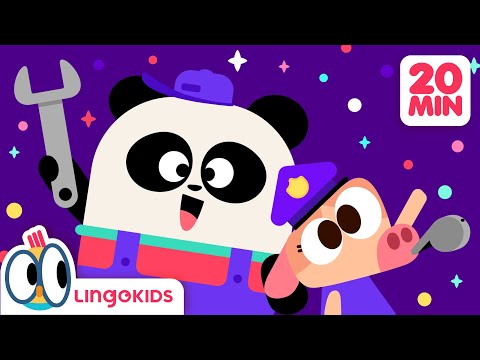 JOBS for Kids Song 🧑‍🔬🧑‍🚀🧑‍🏫 + More Songs for Kids | Lingokids