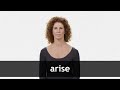Understanding the Concept of 'Arise'