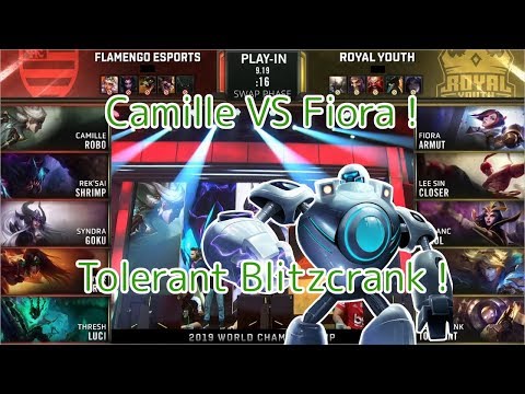 FLA(Luci スレッシュ) VS RYL(Tolerant ブリッツクランク) D4G5-D - Worlds 2019 Play-In Group D