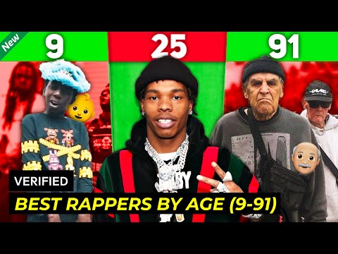 BEST RAPPERS BY AGE (9 - 91 Years Old)