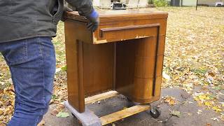 I Usually Pass These Up But This One Was Different | Singer 201-2 Sewing Machine | Furniture Repair