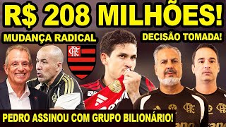 208 MILHÕES! CONMEBOL FEZ MUDANÇA RADICAL! PEDRO ASSINOU COM EMPRESA BILIONÁRIA! FLAMENGO DECIDIU E+