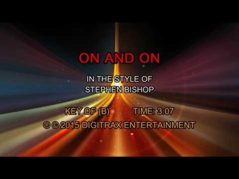 Stephen Bishop – On And On (Backing Track)