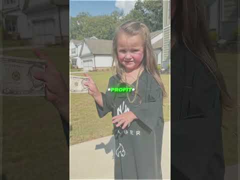 3 Year Old Girl Starts Her FIRST Business ๐ธ๐ช