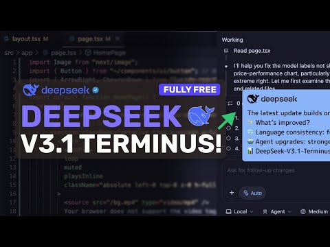 Deepseek V3.1 Terminus: THEY STRIKE BACK! Agentic DEEPSEEK is here!