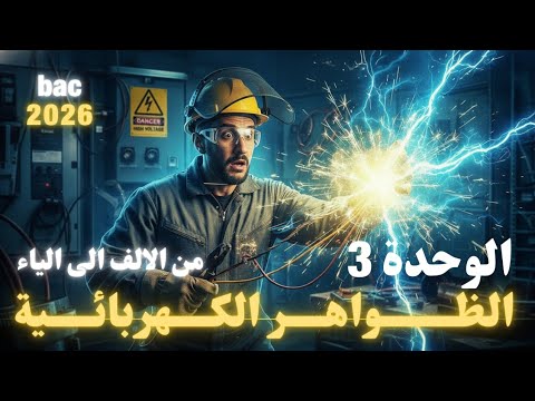 درس الكهرباء من الالف الى الياء شرح بالدارجة باك 2026