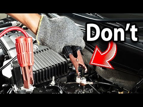 DON'T EVER JUMP START YOUR BMW LIKE THIS!!