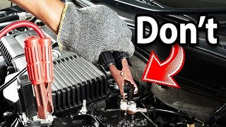 DON'T EVER JUMP START YOUR BMW LIKE THIS!!