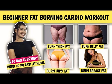 8 Mins Beginner Full body fat burning cardio Workout | Burn 20 KG FAST at home | Fitness Journey