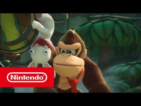 Mario + The Lapins Crétins : Kingdom Battle Donkey Kong Adventure - Bande-annonce E3 2018 (Switch)