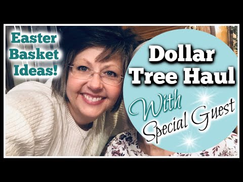 DOLLAR TREE HAUL | Easter Basket Ideas 🐥 | March 2020 | Country Girl