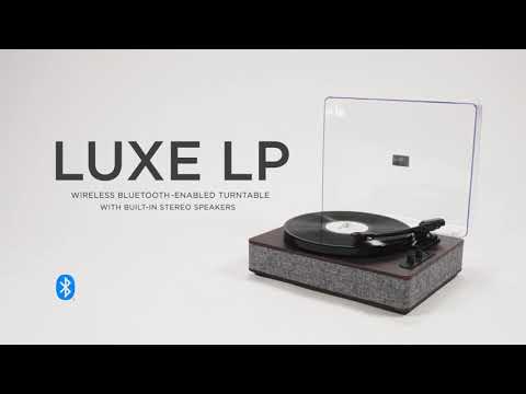 ION® Audio Luxe LP™ - Wireless Bluetooth®️-Enabled Turntable with Built-In Stereo Speakers