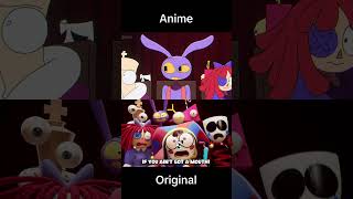 The One Who's Running the Show Anime My Version vs Original (The Amazing Digital Circus Animation)