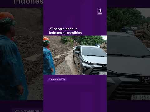 27 people dead in Indonesia landslides