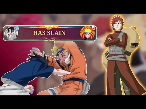 Naruto Was Getting Destroyed By Sasuke, Until Gaara Showed Up