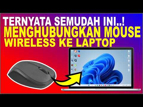 Cara Menggunakan Mouse Wireless Di Laptop | Menyambungkan Mouse Wireless Ke Laptop