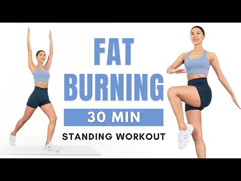 🔥Standing Full Body Fat Burn Workout🔥 30 MIN Home Workout - No Jumping