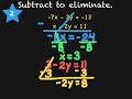 Solving Systems by Elimination Techniques