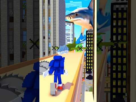 NEW Bombardiro Crocodilo vs Sonic Vs Tralalero Tralala Run #shorts #sonic