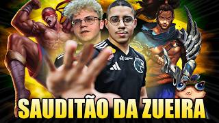 o YASUO ADC e o LEE SIN TOP que HONRARAM o BRASIL | SAUDITÃO DA ZUEIRA