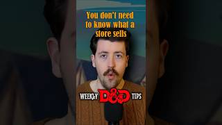 Make prepping D&D stores easier (by not prepping) #dnd #dungeonsanddragons #dndtips #dnd5e #ttrpg