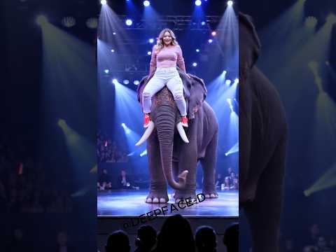 Woman Stuns Judges with Elephant Routine on AGT! #agt #magic #talent #performance #deepface