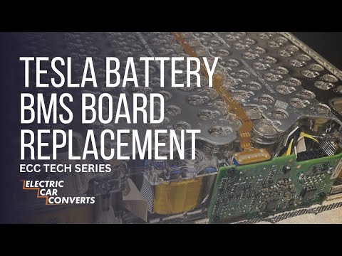 How to change the daughter boards in a Tesla Model S Battery - Electric Car Converts - Tech Talk 01.