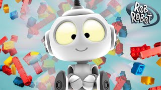 Blocks Are Stack-tastic! 🏗️ | Rob The Robot | Preschool Learning