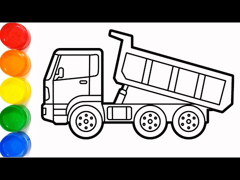 How to Draw a Dump Truck for Beginners