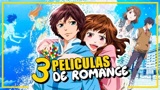 🔶3 Películas Anime de ROMANCE que NO conocías (o quizá si)🤔