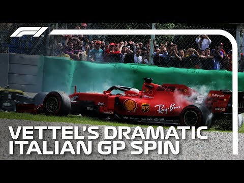 Vettel Spins Out Of Contention at Monza | 2019 Italian Grand Prix