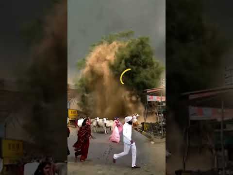 तूफ़ान का प्रलय ભારે તોફાન, વરસાદ #toofan #cyclone #monsoon ASMR