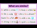 Exploring Similes in English