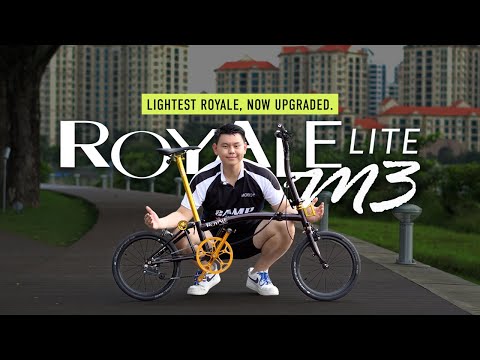 10.7KG Lightest Upgraded Tri-Fold | ROYALE Lite M3 Foldable Bicycle | First Look