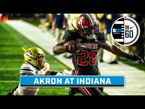 Akron at Indiana | Sept. 2023 | B1G Football in 60