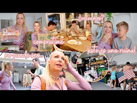 🇺🇸 Se nos DERRUMBA el garaje 😱 ¡qué desastre! +  ¿VOLVEMOS? 🤭 | Nuestra vida en USA | VLOG
