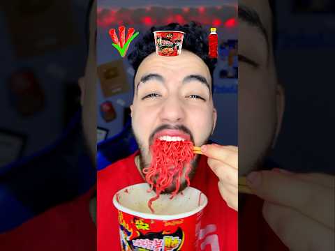 الطعام الحار 🥵 بيج تاكيس - نودلز كوري x2 - شطة Spicy Red Food